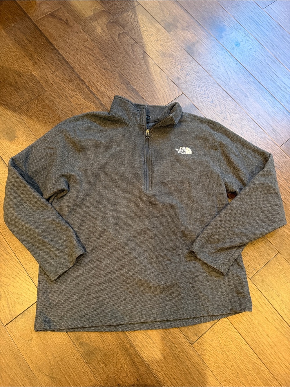 The North Face Men’s Charcoal Half-Zip Fleece Pullover Size XXL - C27-164